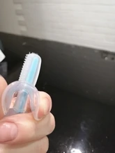 1PC chico s de silicona suave cepillos dentales de entrenamiento bebé niños Dental Cuidado Oral cepillo de dientes de bebé chico cepillo de dientes artículos de bebé