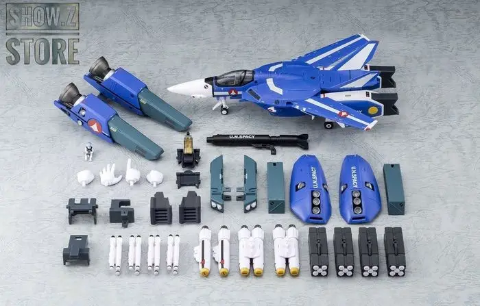 

[Show.Z] Valkyrie Factory VF 1/60 VF-1J VF1J Valkyrie Maximilian Jenius Custom Macross Robotech Blue Version w/ Super Space Part
