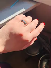 Anillo de Oreja de Gato con diseño abierto para mujer y niña, joyería anillo de moda ajustable, regalo, venta al por mayor