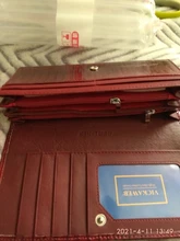 Billeteras de piel auténtica para mujer, cartera larga con doble cremallera, bolso de mano tipo monedero, monedero, VK-AE501