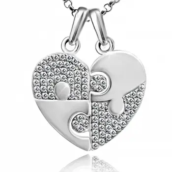 

Pendant Latifa from silver "two halves"