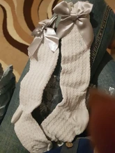 Calcetines de algodón con lazo para bebé y niña, medias transpirables antideslizantes para recién nacidos, calcetines de niñas bebé de 0 a 3 años, material barato