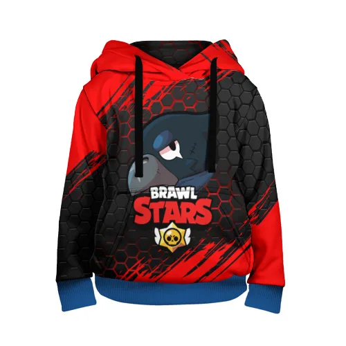 Anak sweatshirt 3D Brawl Stars Crow|Hoodies \u0026 Kaus| - AliExpress