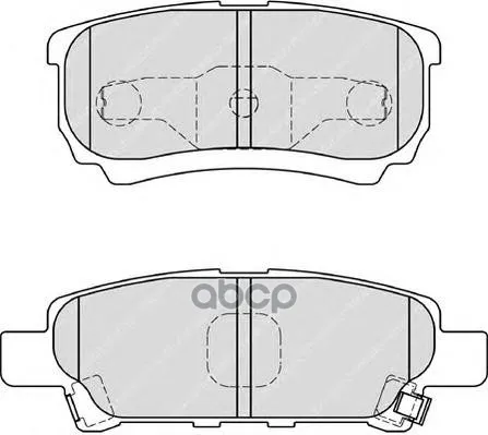 Fdb1839_=1062 002-Sx=1051 02!Колодки Дисковые З Mitsubishi Outlander 2.0mpi/2.4i 03 Ferodo Fdb1839 Ferodo арт. FDB1839