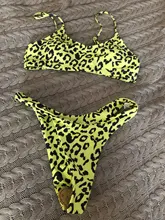 Bikini con push-up para mujer, moda de baño de piel de serpiente, bañador de leopardo para mujer, ropa de baño para mujer, ropa de playa