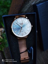 LIGE-Reloj de pulsera con correa de malla de oro rosa para mujer, accesorio de lujo, resistente al agua, de marca superior, 2020