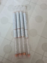 BQAN de mármol de oro rosa, cepillo para uñas Gel cepillo para manicura acrílico extensión de Gel UV de la pluma para el esmalte de uñas pintura dibujo cepillo