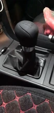 Car-Gear-Head-Shift-Knob-Cover Ball-Collars Ford-Focus-2-3-4-Mk2 MK3 MK4 MT