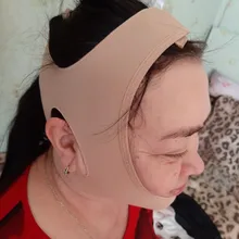 Facial delicada cara delgada máscara de vendaje de cuidado de la piel de forma de Correa y levantar reducir mascarilla Facial para papadas cara roturas banda