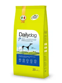 

Dailydog adult medium large breed D/dogs Ms. With fish and potatoes x 1 pc