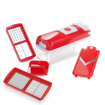 

SUPER SLICE Vegetable Cutter and fruit Handbook with 13 accessories