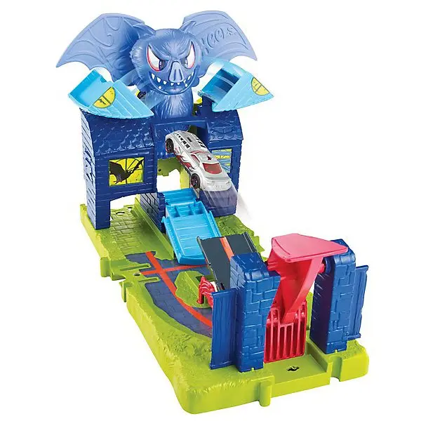 Автотрек Hot Wheels "Сити с монтрами-злодеями" Логово Дракулы