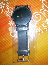 Reloj de lujo de cuero para Hombre, pulsera negra de acero inoxidable ultrafina, Reloj Masculino