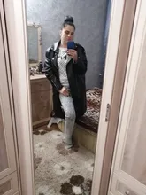 Jacket Coat Oversized Nerazzurri Long-Sleeve Drop-Shoulder Black Plus-Size Womens Zipper