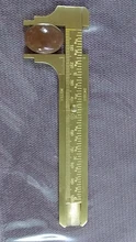 Measuring-Ruler Brass-Caliper Vernier Dual-Scale Retro Mini High-Quality Portable Pure-Copper