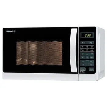 

R-642WW microwave oven with Grill capacity 20 liters power 800 Watt color BiancoSHARP79.5