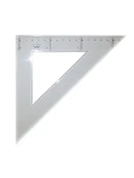 

Carbon Domingo Ferrer, 45 °/45 °, length 30 cm, plastic, scale 20 cm p