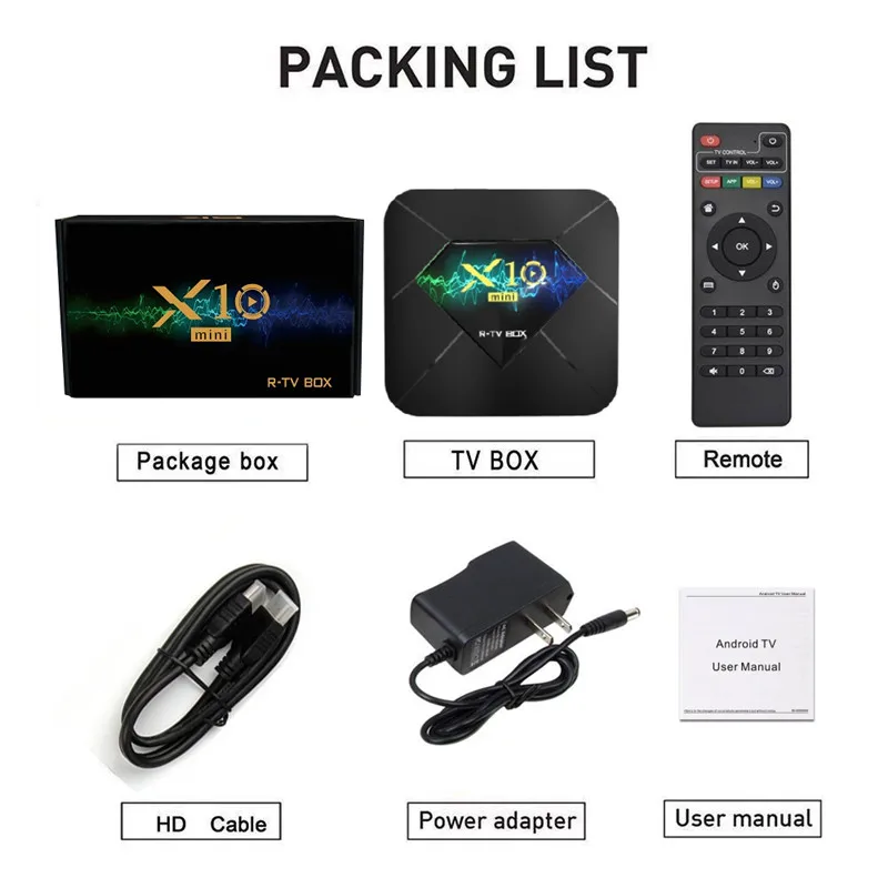 X10 MINI Android 10.0 Tv Box H313 Smart X10 Tv Set Top Box (12)