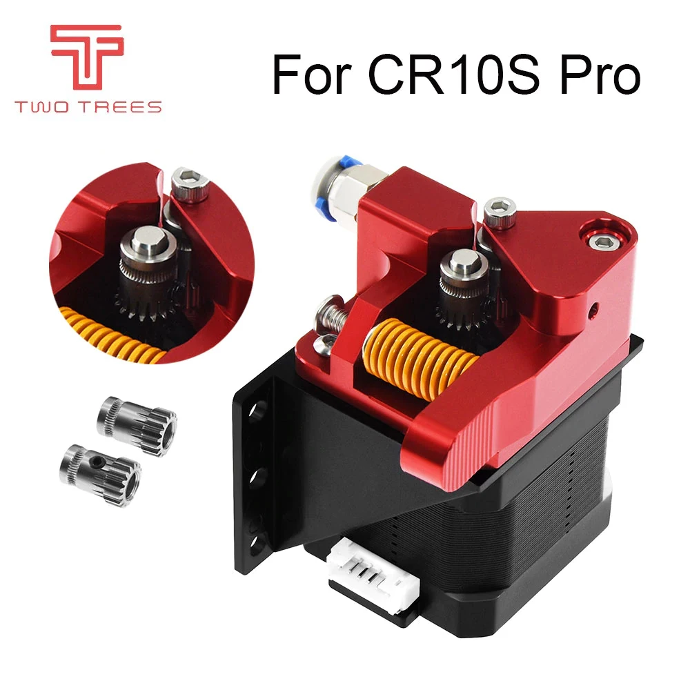 CR10 PRO Алюминий обновления двойной Шестерни mk8 экструдер комплект для CR10S RepRap Prusa i3 1