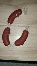 Funny pet dog toys sausage squeaky toys for pets healthy latex dog toys for dog wholsale