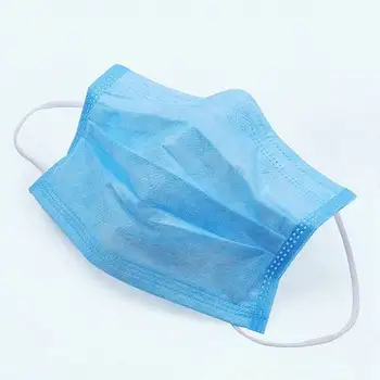

50Pcs Disposable Mask Non-wove 3 Layer Ply Filter Anti-dust Mouth Nose Proof Earhook Face Masks
