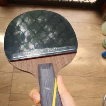 HUIESON 6 Star 2 uds nuevo y mejorado de carbono de conjunto de raqueta de tenis súper poderoso raqueta de Ping Pong bate para adultos Club de formación