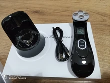 Dispositivo de cuidado de la piel, aparato facial de mesoterapia mediante electroporación de radio frecuencia LED de fotones para el estiramiento facial, la eliminación de arrugas y el cuidado de los ojos