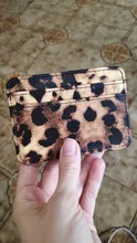 Wallet-Case Business-Id-Card-Holder Small Leopard-Pattern Women Bank Mini PU for 
