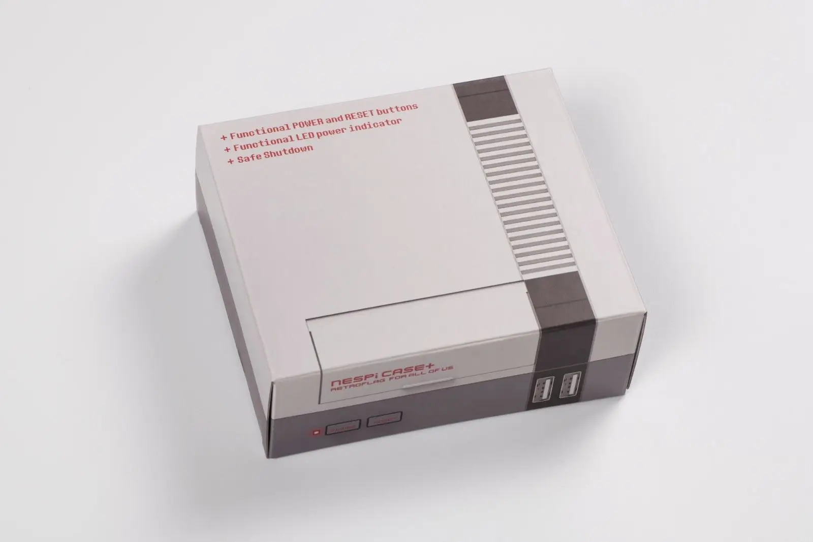Raspberry Pi NesPi Retroflag чехол для Pi 2/3/B+ nintendo новая версия безопасного выключения