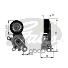 T38209_ролик Натяжной! Audi A3 1.6fsi 03, Vw Eos 1.6fsi 06 Gates T38209 Gates арт. T38209