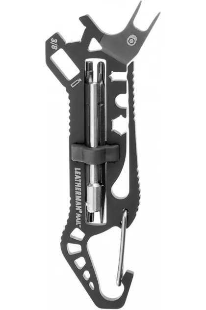 Мультитул Leatherman Rail Black 831805 с нейлоновым чехлом|Универсальный нож| |