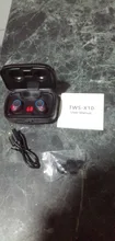 Auriculares TWS con Bluetooth 5,0, cascos inalámbricos con cargador de 3500mAh, estéreo 9D, deportivos, resistentes al agua, con micrófono