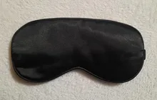 Cubierta de Ojos de imitación de seda para hombre y mujer, parche de sombra acolchado para dormir, antifaz para los ojos, antifaz para dormir, descanso de viaje, 1 Uds.