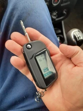 Funda A93 para alarma de coche bidireccional Starline A93 A63, sin cortar, funda Fob, A93 A63, plegable, mando a distancia + Cristal, envío gratis