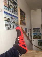 Zapatillas de deporte de alta calidad para correr, calzado para caminar, con caja de punta ancha