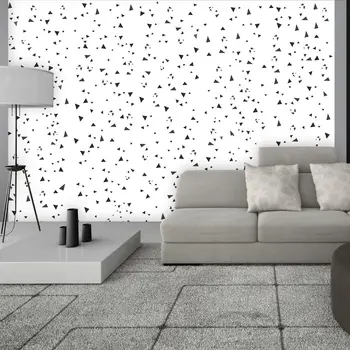 

Wall mural-Rain of Triangles - 50x1000 cm