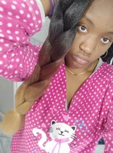 MISS ROLA-extensiones de cabello trenzado con brillante giro de 24 pulgadas, trenzas Jumbo con degradado, soporte de cabello sintético, venta al por mayor