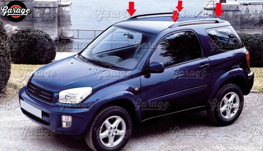 Накладки на крышу для Toyota RAV 4 2001-2005 ABS пластик, 1 комплект/4 шт., украшение для автомобиля