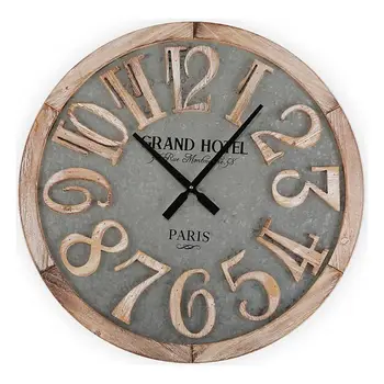 

Wall Clock Hotel Metal MDF Wood (5 x 60 x 60 cm)