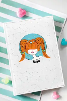 

Notepad in the cage shurmishur "signs of the Zodiac" (Virgin Red)