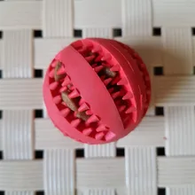 Ball Chewing-Toys Interactive-Game Teeth-Clean Watermelon-Shape Rubber Safety Green-Material