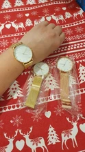 Malla de moda cinturón de los hombres y las mujeres de tendencia reloj de cuarzo Casual