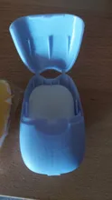 20 piezas de papel desechable para uso en viajes al aire libre, caja de espuma de Color aleatorio, TSLM1