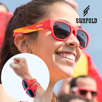 

Factory OUTLET sunglasses rollable Sunfold Mundial Spain Red (without packing)