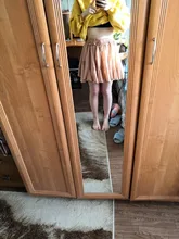 Surmiitro-Falda corta de gasa blanca y negra para mujer, Falda corta Coreana de cintura alta, plisada, Mini, estética, para verano, 2021