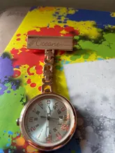 Reloj personalizado grabado con tu nombre, de acero inoxidable Pin de solapa, broche de bolsillo de alta calidad, Fob, reloj de enfermera