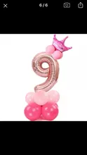 Number-Foil-Balloons Wedding-Decoration Merry-Christmas Rose-Gold Birthday-Party Digital