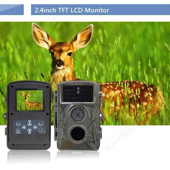 

IP66 Waterproof Hunting Trail Camera 1080p Infrared Night Vision Hd Video Cam 120 Angle Wild Camera CE / FCC / ROHS