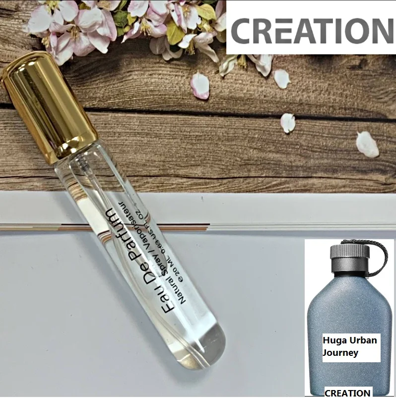 Парфюмерия мужская CREATION Hugа Urban Journey. Разливной парфюм стойкий модный аромат 20 мл. |