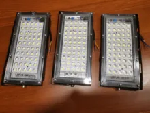 100W LED Floodlight Street-Lamp IP65 Waterproof AC220V 50W Warm Cold RGB 240V